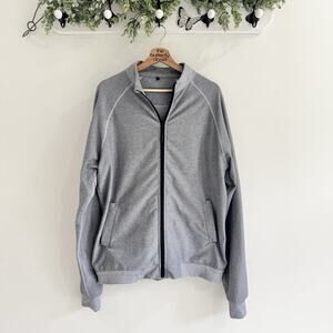 Mens P’tula brand Julian Jacket Gray Full Zip Size X-Large AS